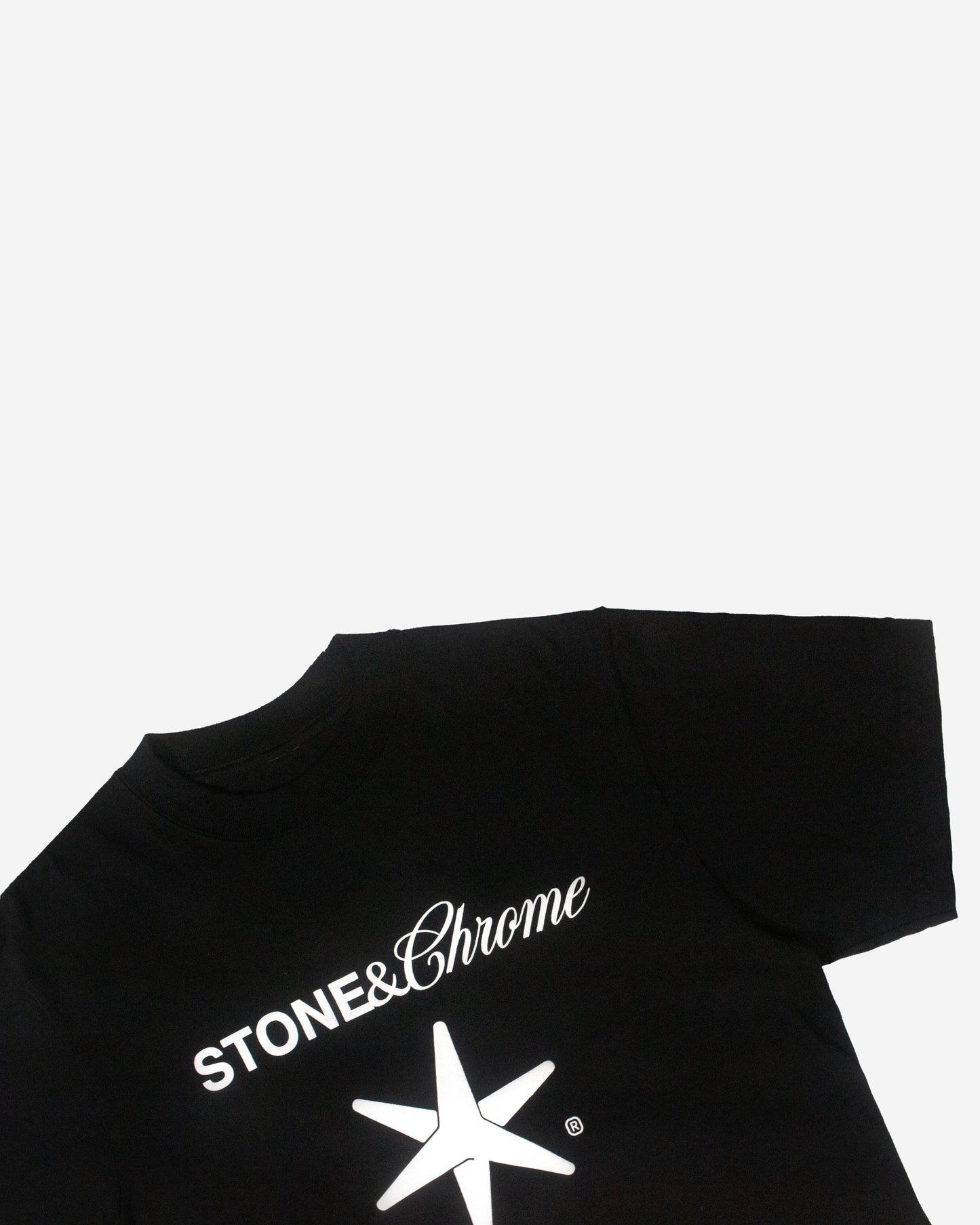 Logo Crop Shirt - Black