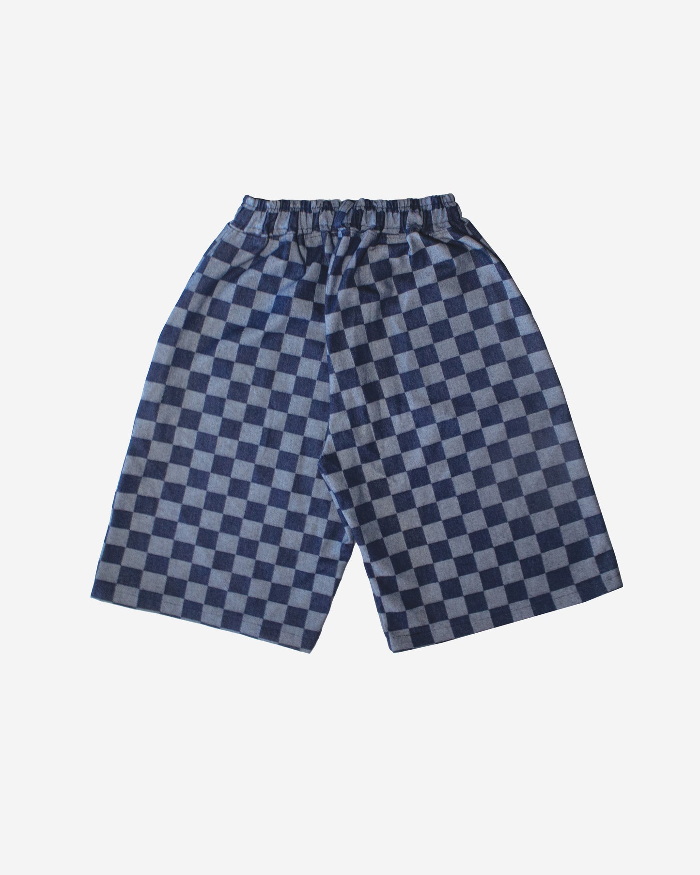 Wide Jorts - Dark Checkered