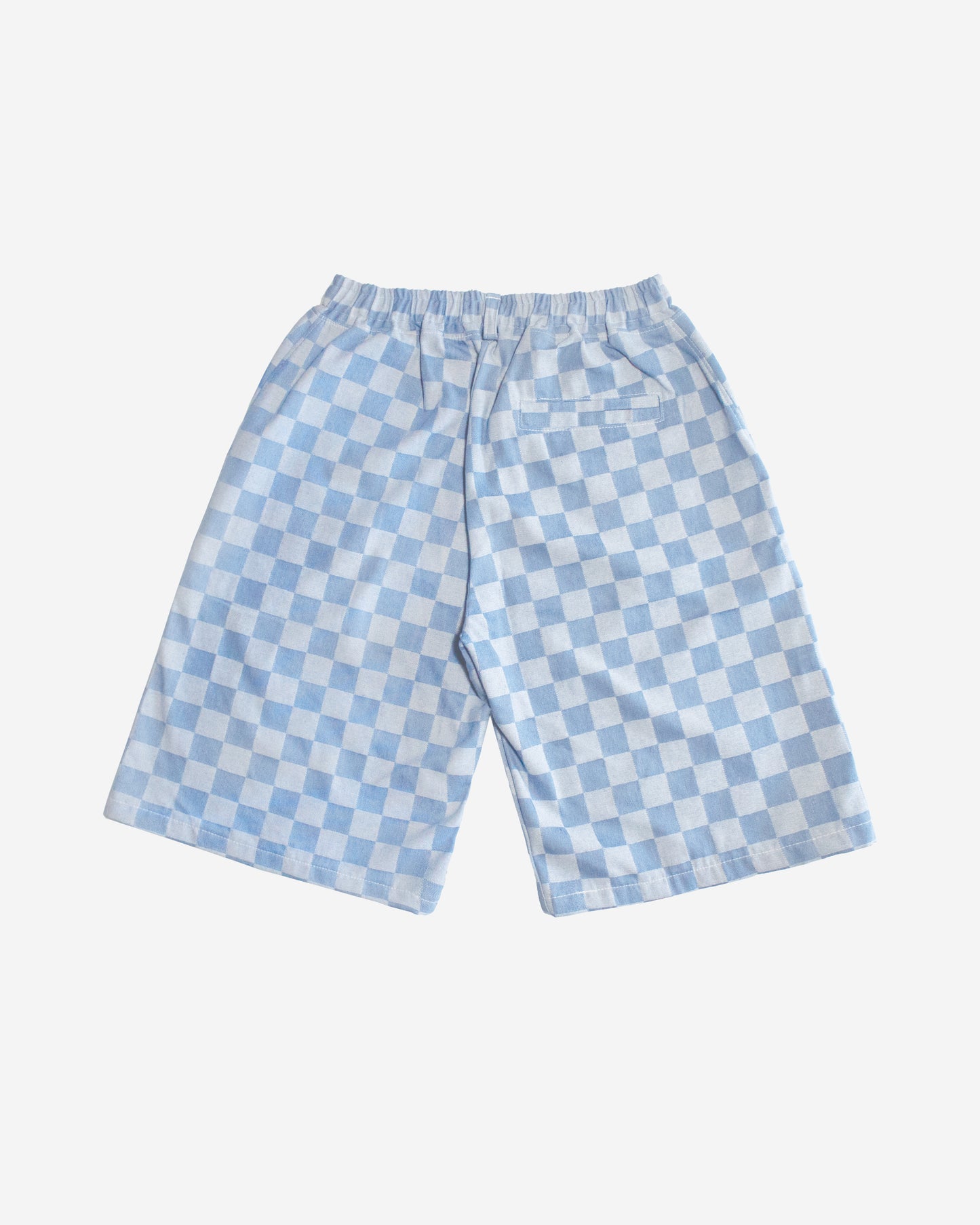 Wide Jorts - Light Checkered