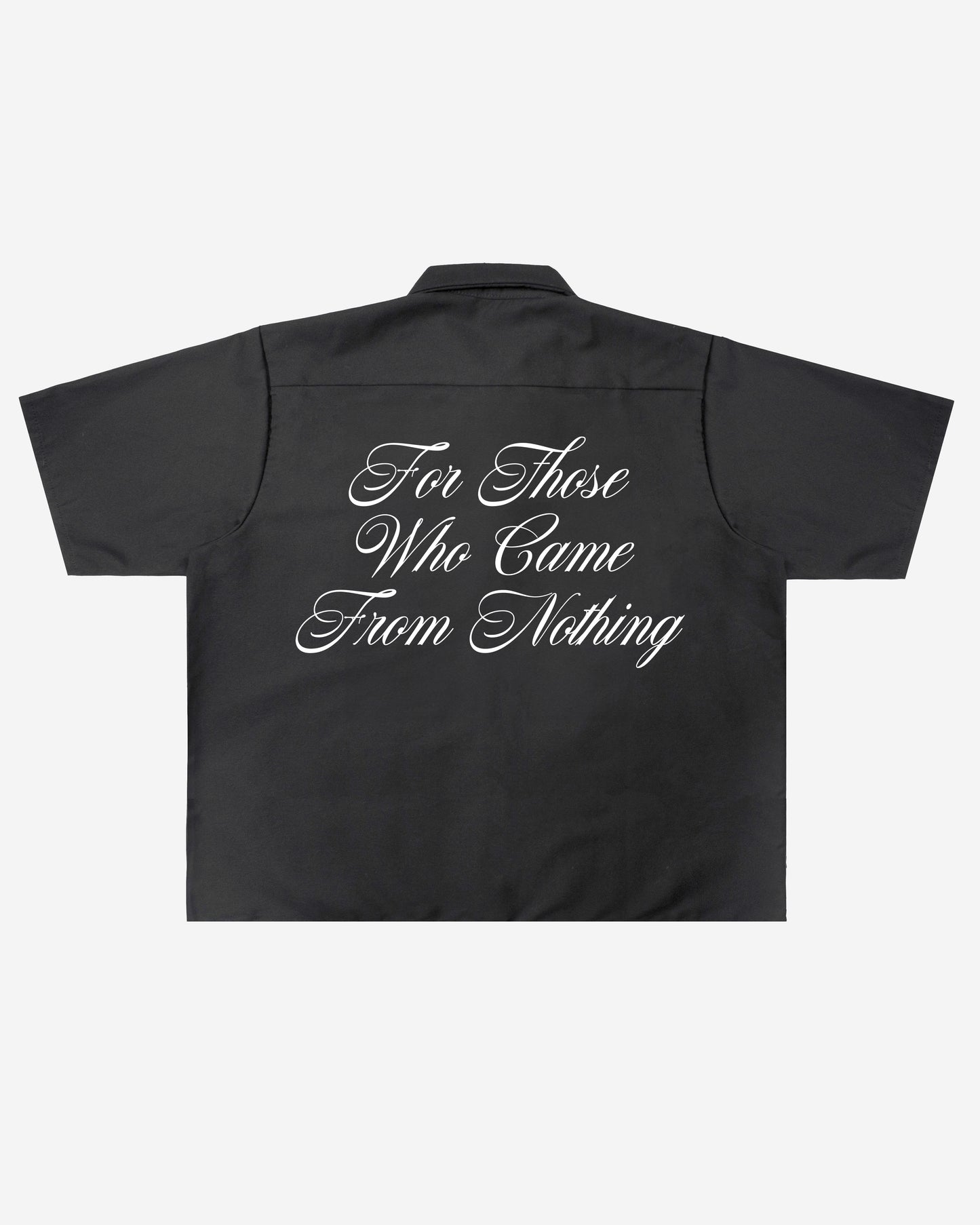Persevere Button Up - Dark Gray