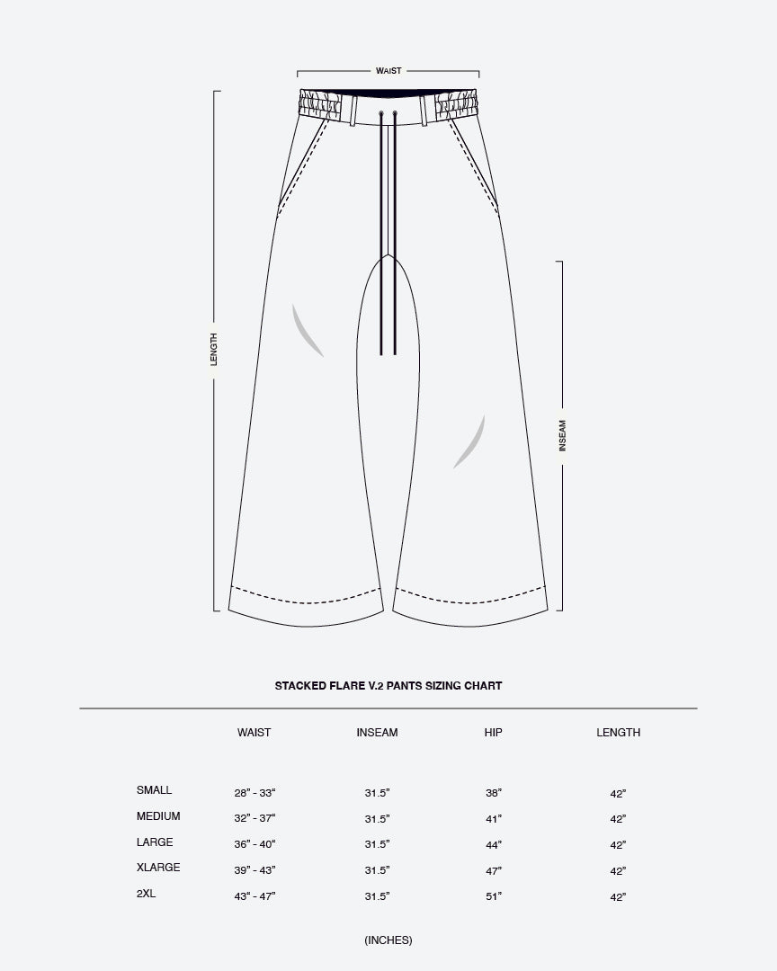 Flared Denim Pants - Light Checkered lo