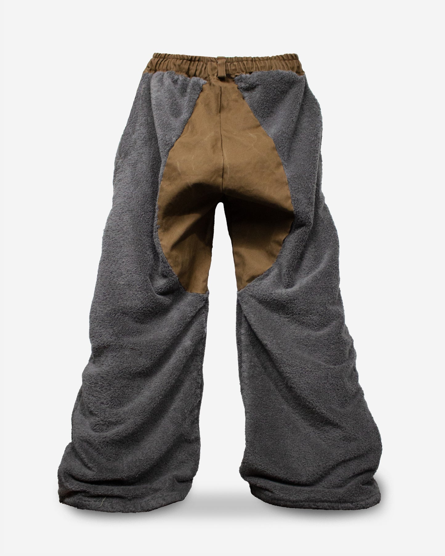 Towel Wide Pants - Brown Gray