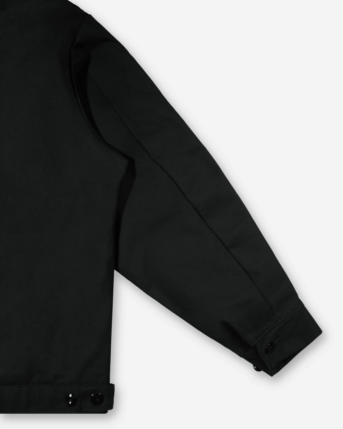 Varsity Worker Jacket - Black