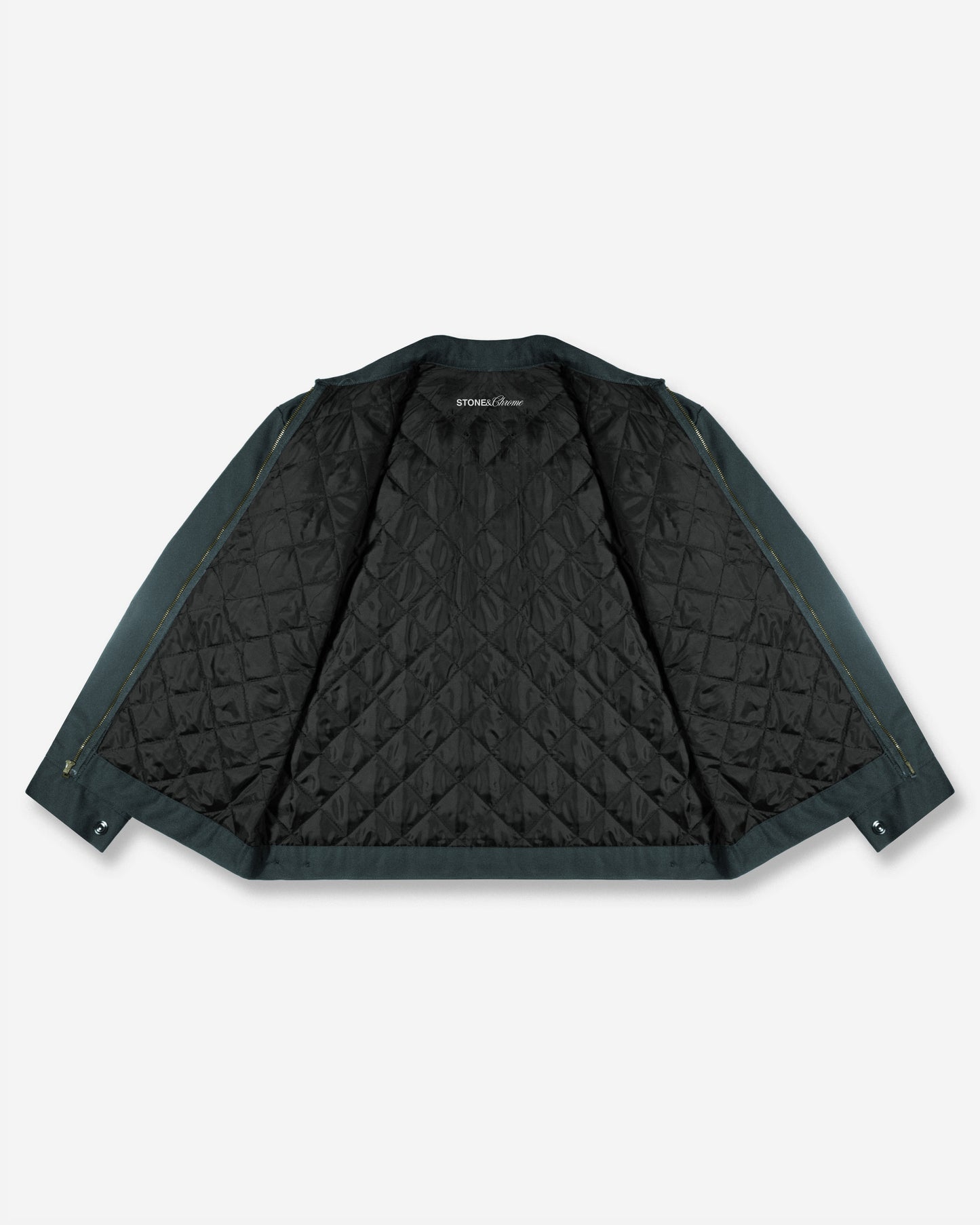 Varsity Worker Jacket - Spruce Green