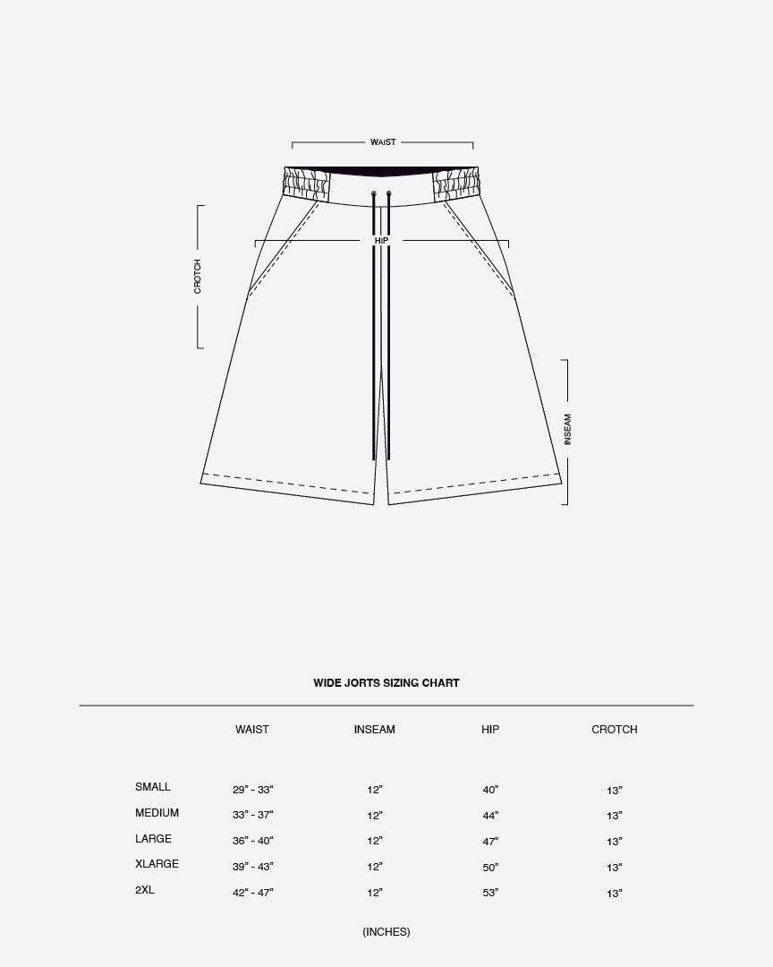 Wide Jorts - Snake