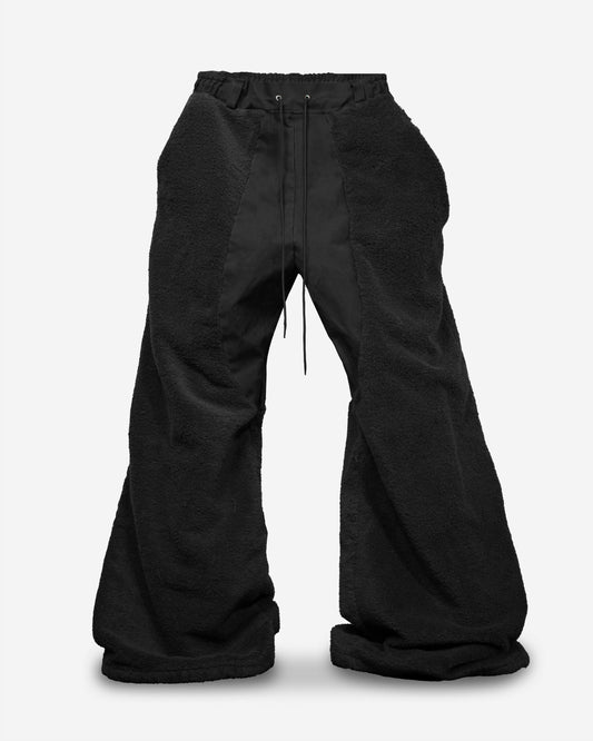 Towel Wide Pants - Black